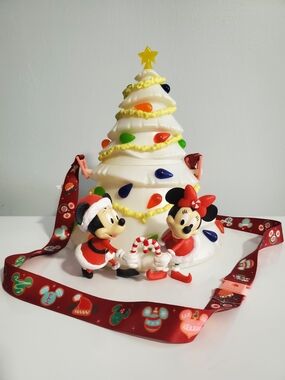 Disney White Christmas Tree Popcorn Bucket